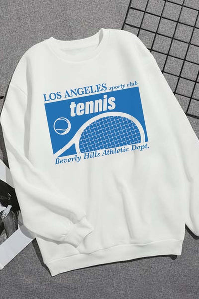 LA Tennis graphic sweatshirt