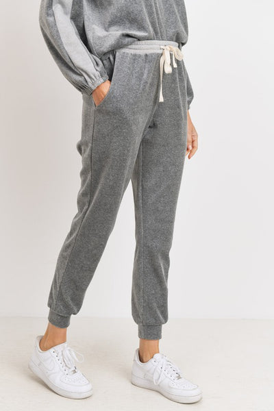 Velour Comfy Pockets Knit Joggers