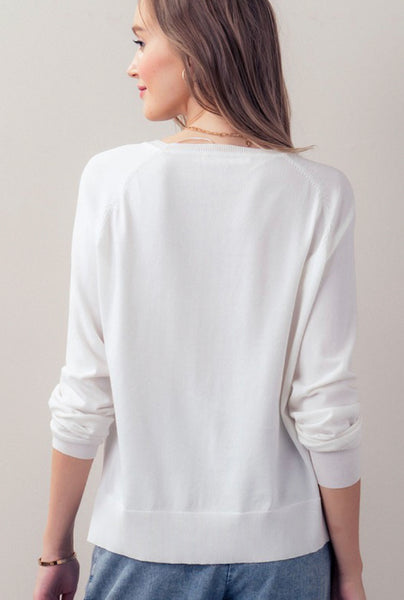 Soft Knit Casual Sweater Top